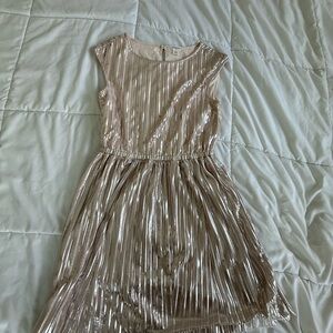 Crewcuts Shimmering Gold Kids Dress